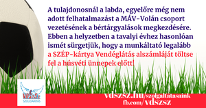 Bértárgyalásra még nem kapott felhatalmazást a MÁV-Volán csoport, kezdeményeztük, hogy a Szép-Kártyát töltse fel a munkáltató!