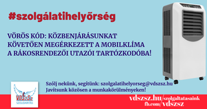 Rákosrendező: közbenjárásunkat követően megérkezett a mobilklíma az utazói tartózkodóba!
