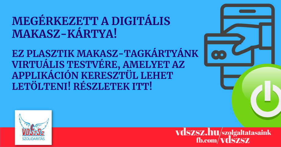 Itt a digitális MAKASZ-kártya!