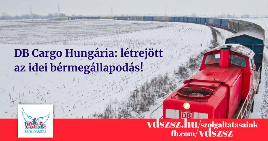 DB Cargo Hungária: létrejött az idei bérmegállapodás!