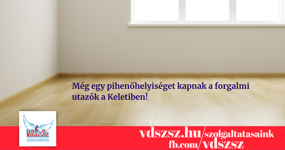 Még egy pihenőhelyiséget kapnak a forgalmi utazók a Keletiben!