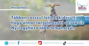 Többen rosszul lettek, kiderült, hogy ólmot tartalmazott a csapvíz Nyíregyháza több telephelyén